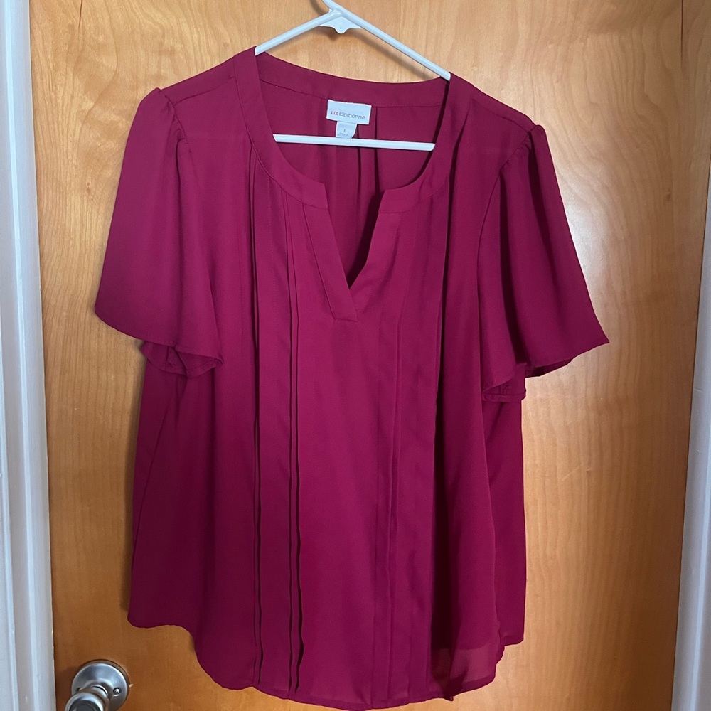 Fuscia blouse